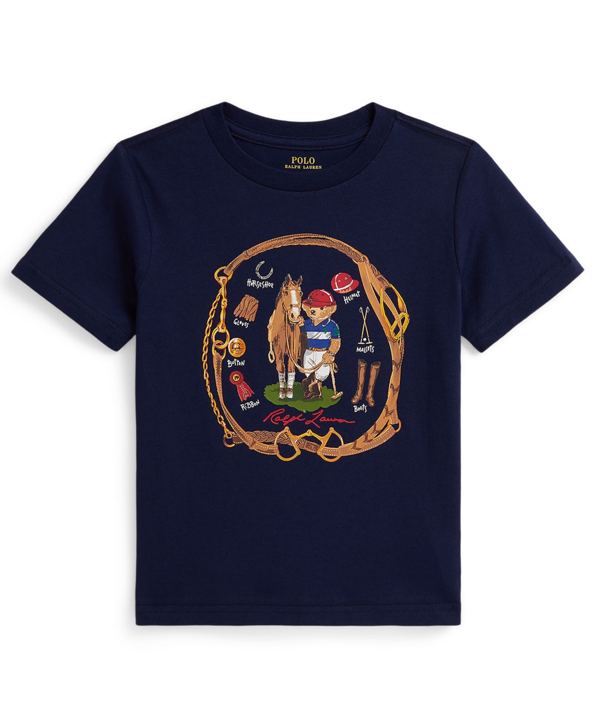 Polo Ralph Lauren Boys 2-7 Bear Cotton Jersey T-Shirt