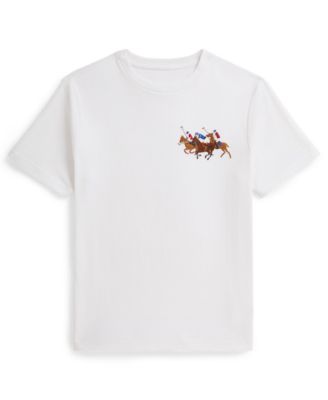 Polo Ralph Lauren - Boys 8-20 Triple-Pony Short-Sleeve Jersey T-Shirt