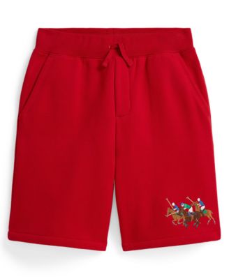 Polo Ralph Lauren - Boys 8-20 Triple-Pony Fleece Shorts