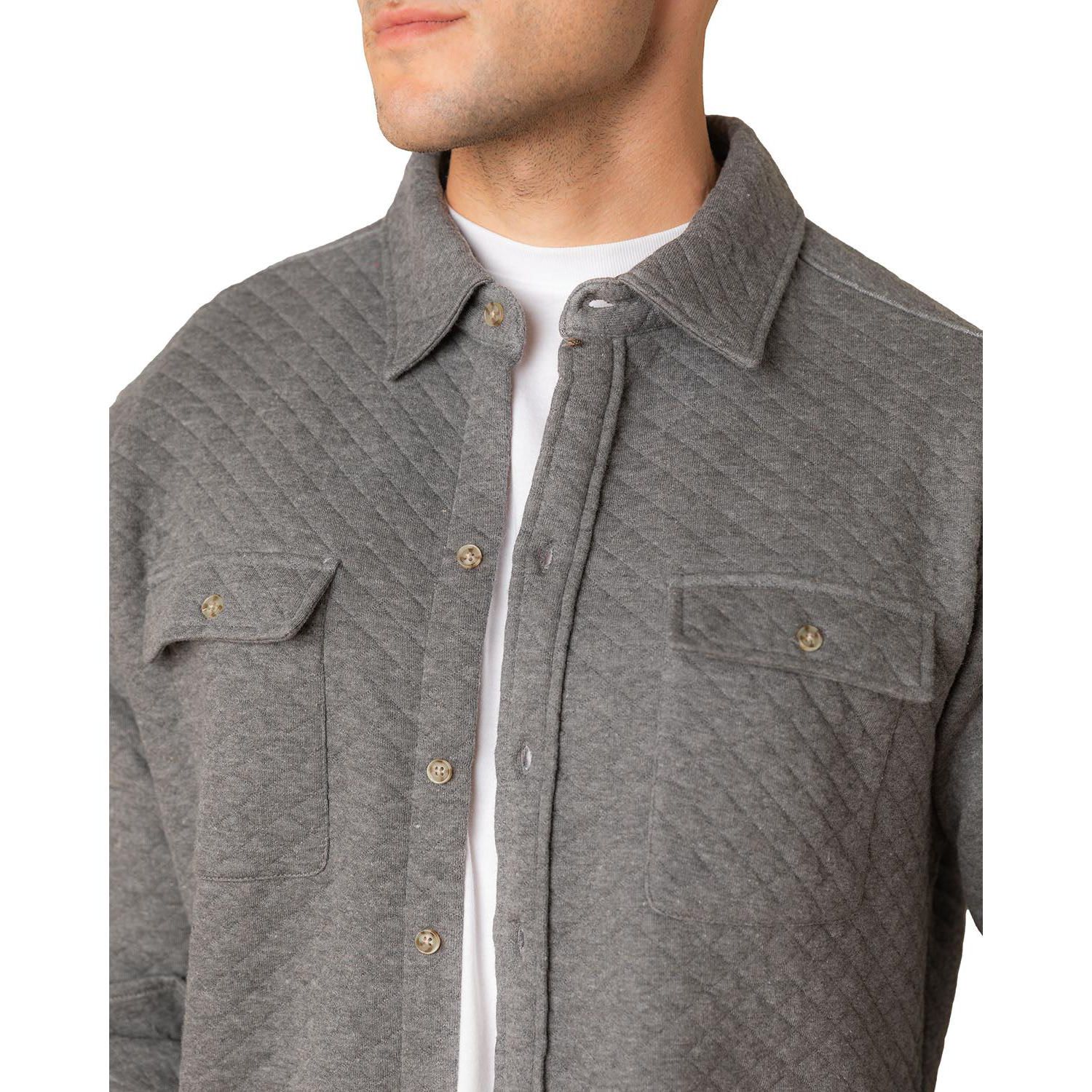 Men's Hope and Henry Long Sleeve Quilted Shirt Jacket