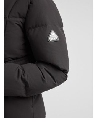 Women's Black Star Extra Long Down Coat