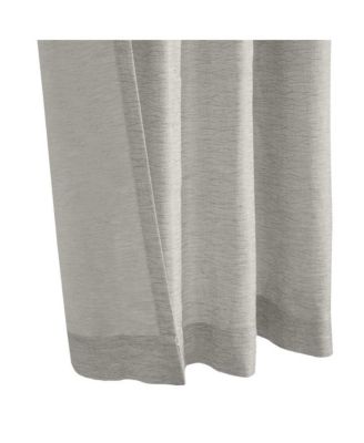 Commonwealth Danbury Dual Header Curtain Panel - 52x84", Silver