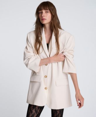 Kenneth Cole - Women's Three-Button Boyfriend Jacket