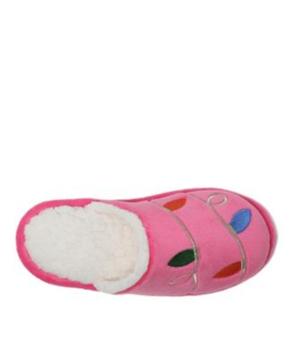 Cozyfoams Women's Holiday Novelty Scuff Slipper with Gift Bag