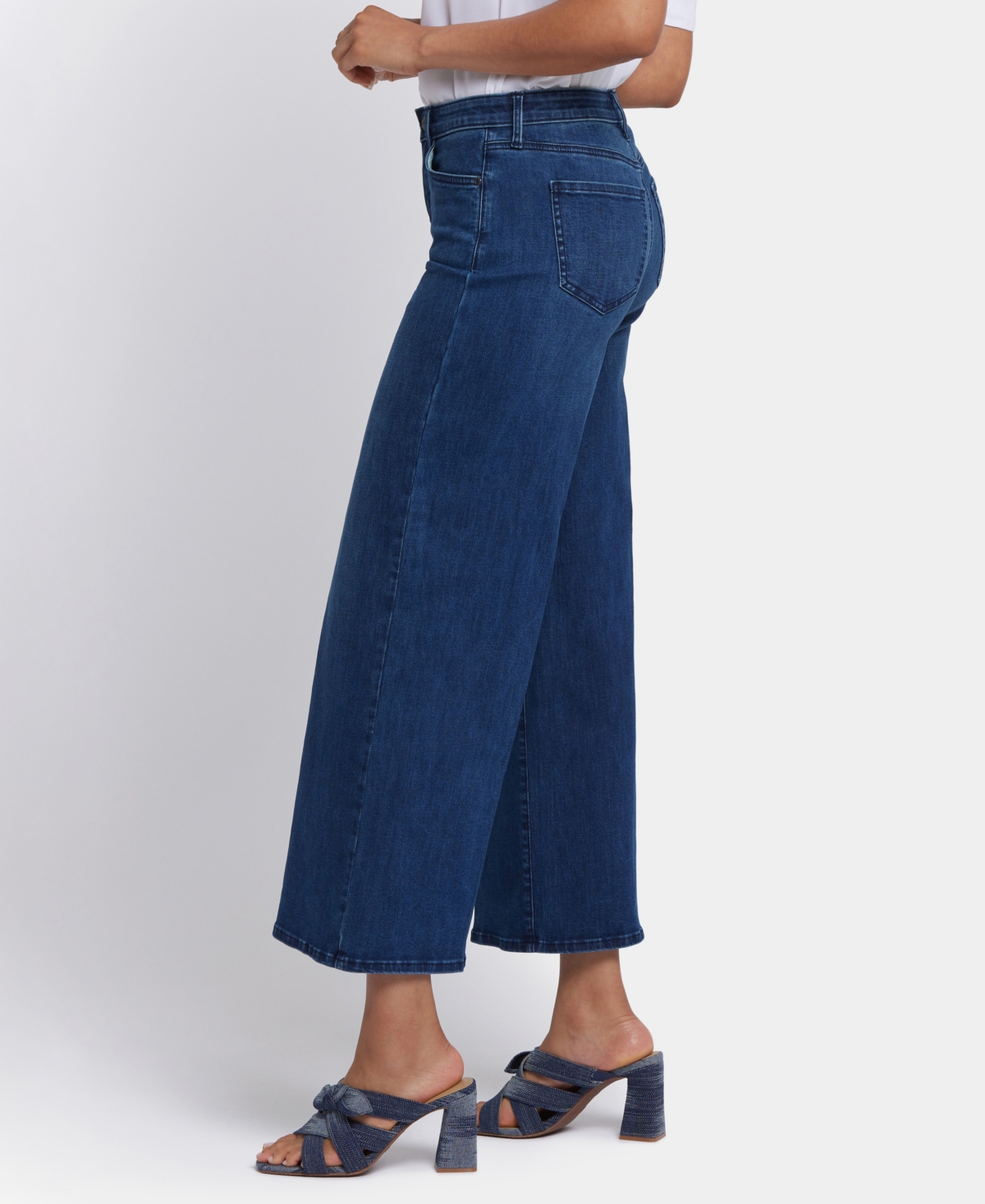 Nydj Women's Brodi Wide Leg Ankle Jeans