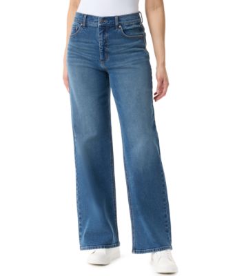 Gloria Vanderbilt - Women's Relaxed Fit Wide-Leg Jeans