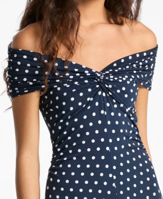 Women's Off-The-Shoulder Midi Dress