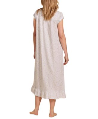Women's Printed Cap Sleeve Nightgown