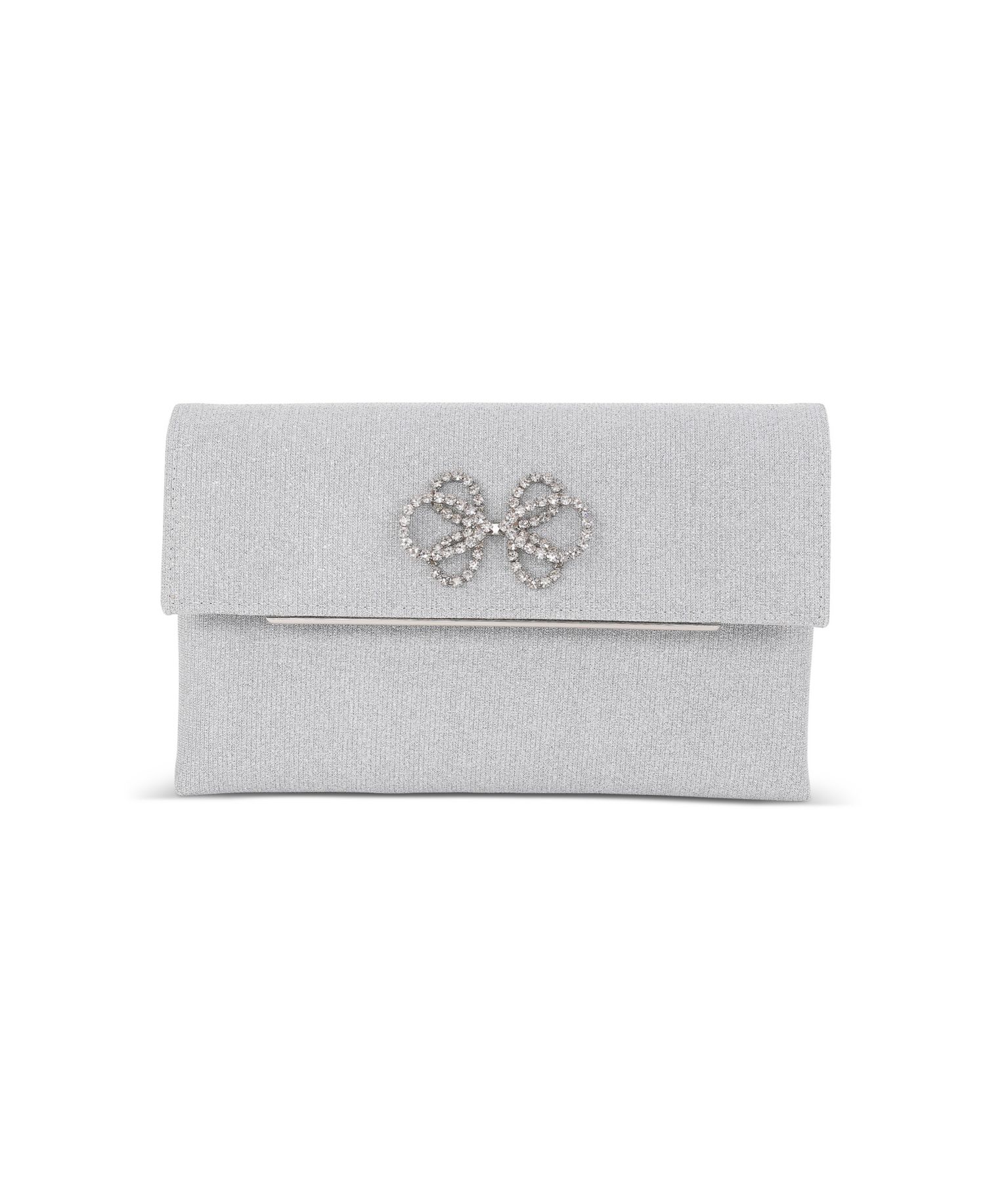 Woman's Millie Signature Frame Mini Pleated Satin Pouch