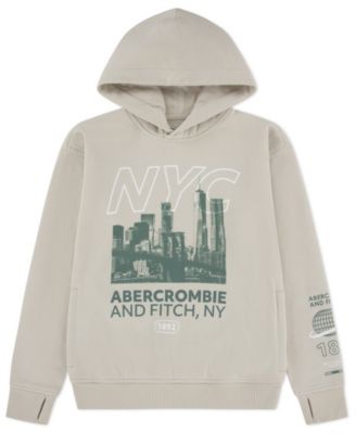 abercrombie kids - Boys 5-18 NYC Buildings Pull-On Hoodie