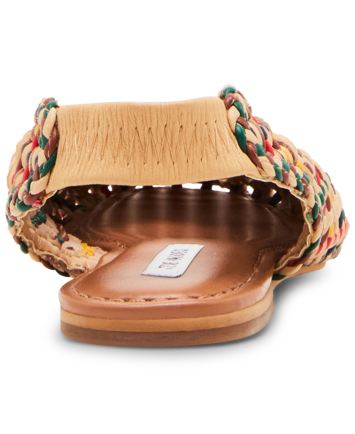 Steve Madden Women's Rumi Woven Slingback Raffia Flats