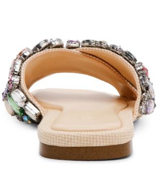 Women's Levity Embellished Flat Slide Sandals