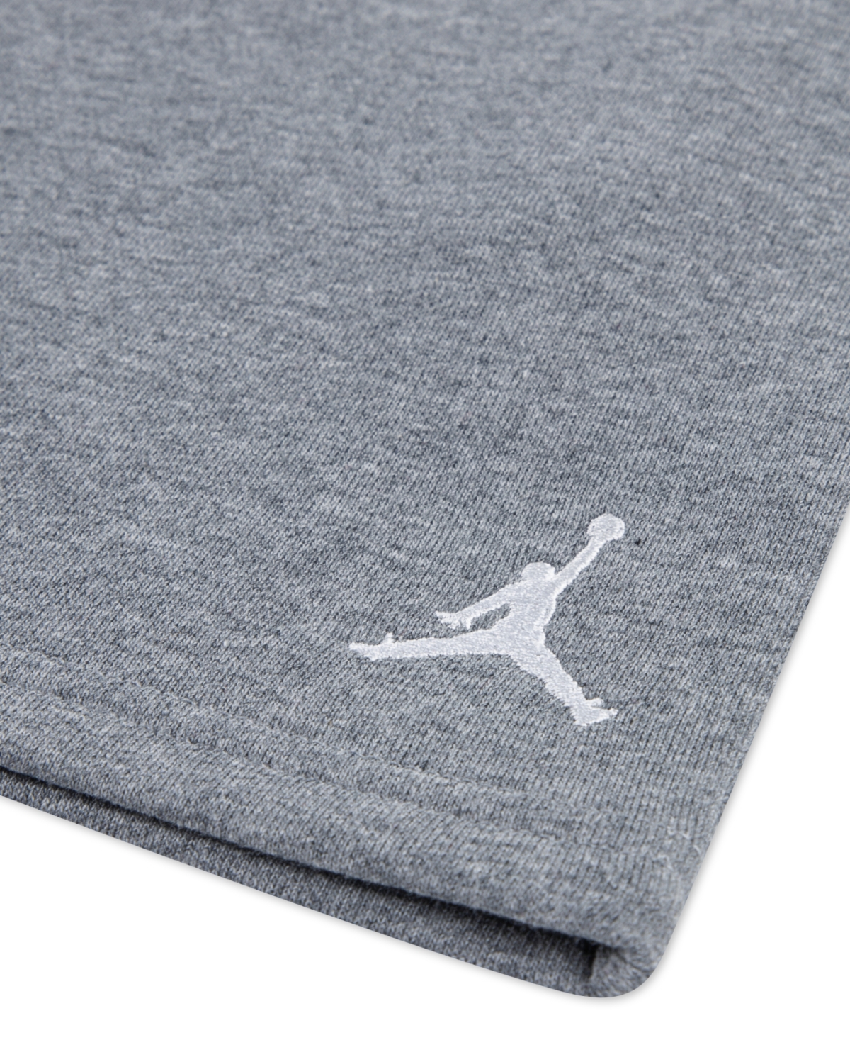 Jordan Boys 8-20 Regular Fit Stretchy Logo Embroidered Shorts In Gray