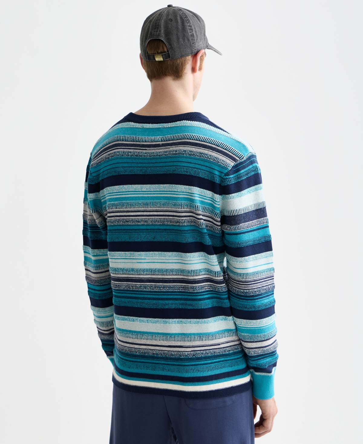 Scotch & Soda Men's Striped Regular-Fit Sweater