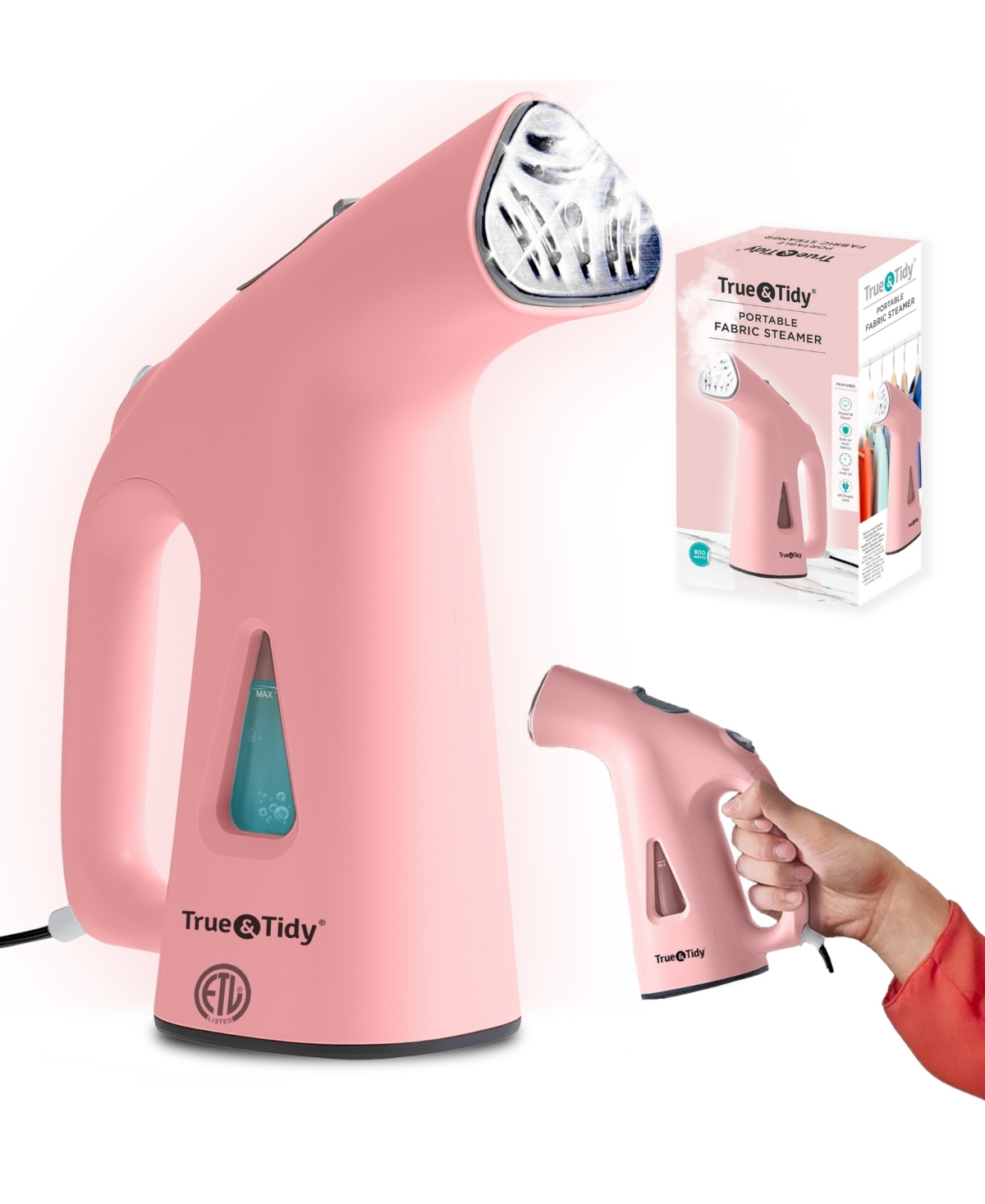True & Tidy Portable 10" Fabric Steamer