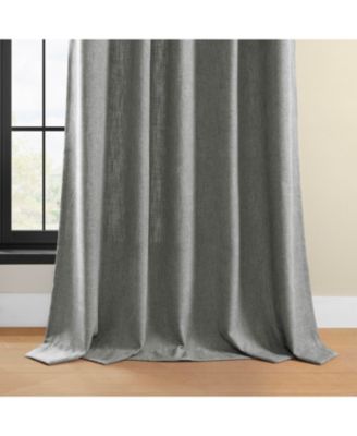 Simply Faux Linen Light Filtering Curtain Pair (2 Panels)