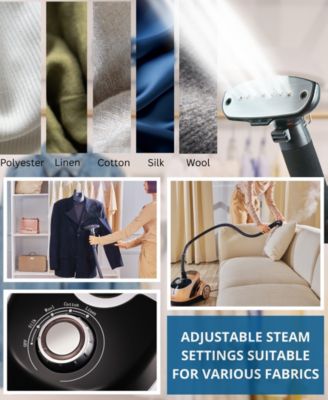 Professional Garment Steamer with Dual Bar and Ironing Board