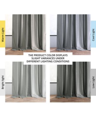 Vintage Textured Faux Dupioni Silk Blackout Curtain