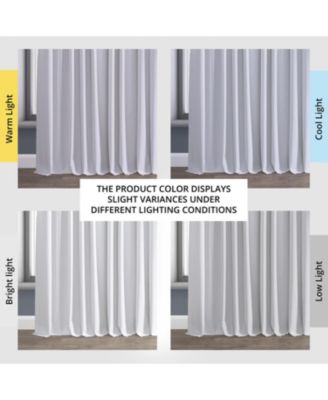 Extra Wide Performance Linen Hotel Blackout Curtain