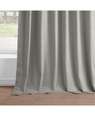 Abstract Lounge Embossed Velvet Room Darkening Curtain