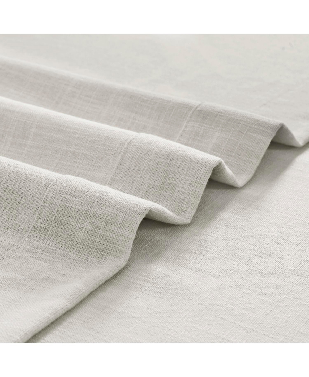 Half Price Drapes Light Sand Simply Faux Linen Curtain Pair (2 Panels