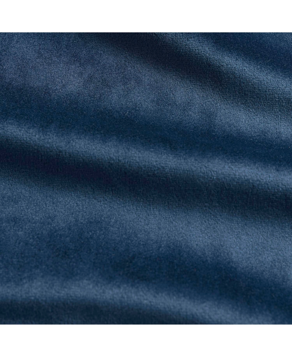 Half Price Drapes Deep Cobalt Blue Simply Velvet Room Darkening Curtain Pair (2 Panels