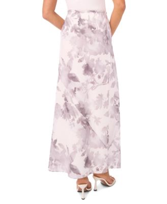 Women's Column Printed Maxi Skirt