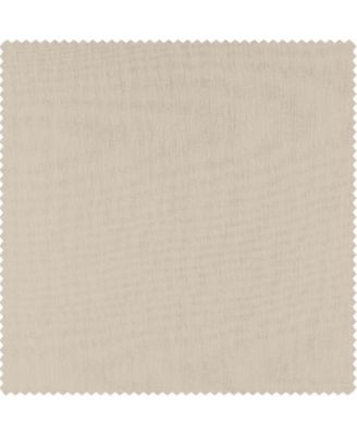 Textured Faux Linen Sheer Curtain