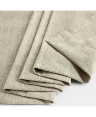 Simply Faux Linen Light Filtering Curtain Pair (2 Panels)