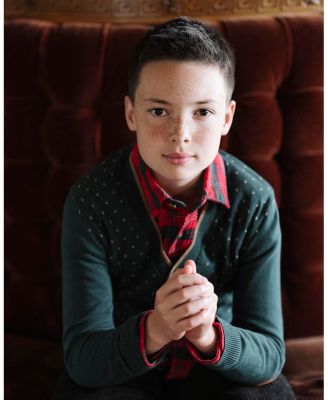 Boys Organic Long Sleeve Tipped Cardigan Sweater