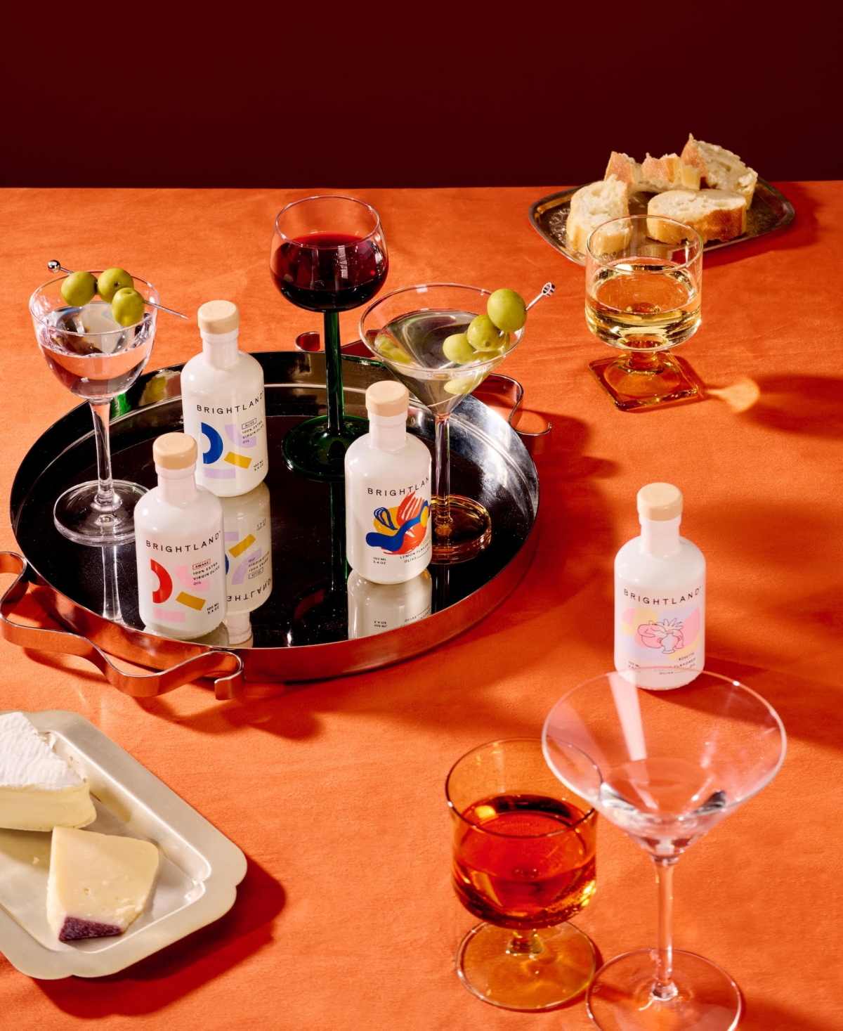 Brightland Classic Minis Flavored Olive Oil 4-Pc. Gift Set