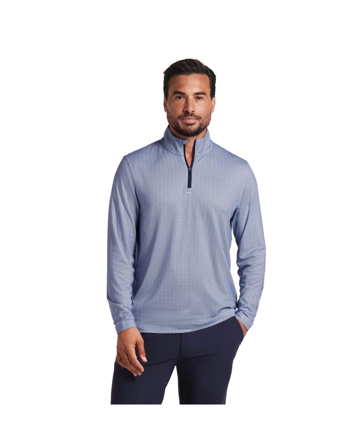 Мужской гольф Pure 2.0 Tile с застежкой-молнией