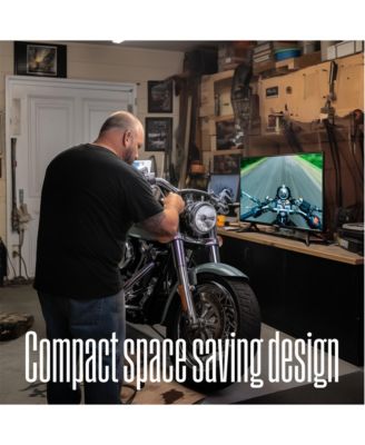 Electronics24 Inch 720p HD LED TV with Built in DVD Player Non-Smart Flat Screen HDMI USB Compatible with Fire Stick Apple TV Smart TV