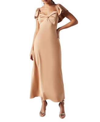 Women's Angel Sleeve Bridesmaid Dress