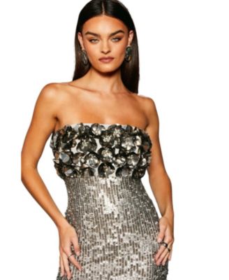 Women's Runway Column Midi Dress