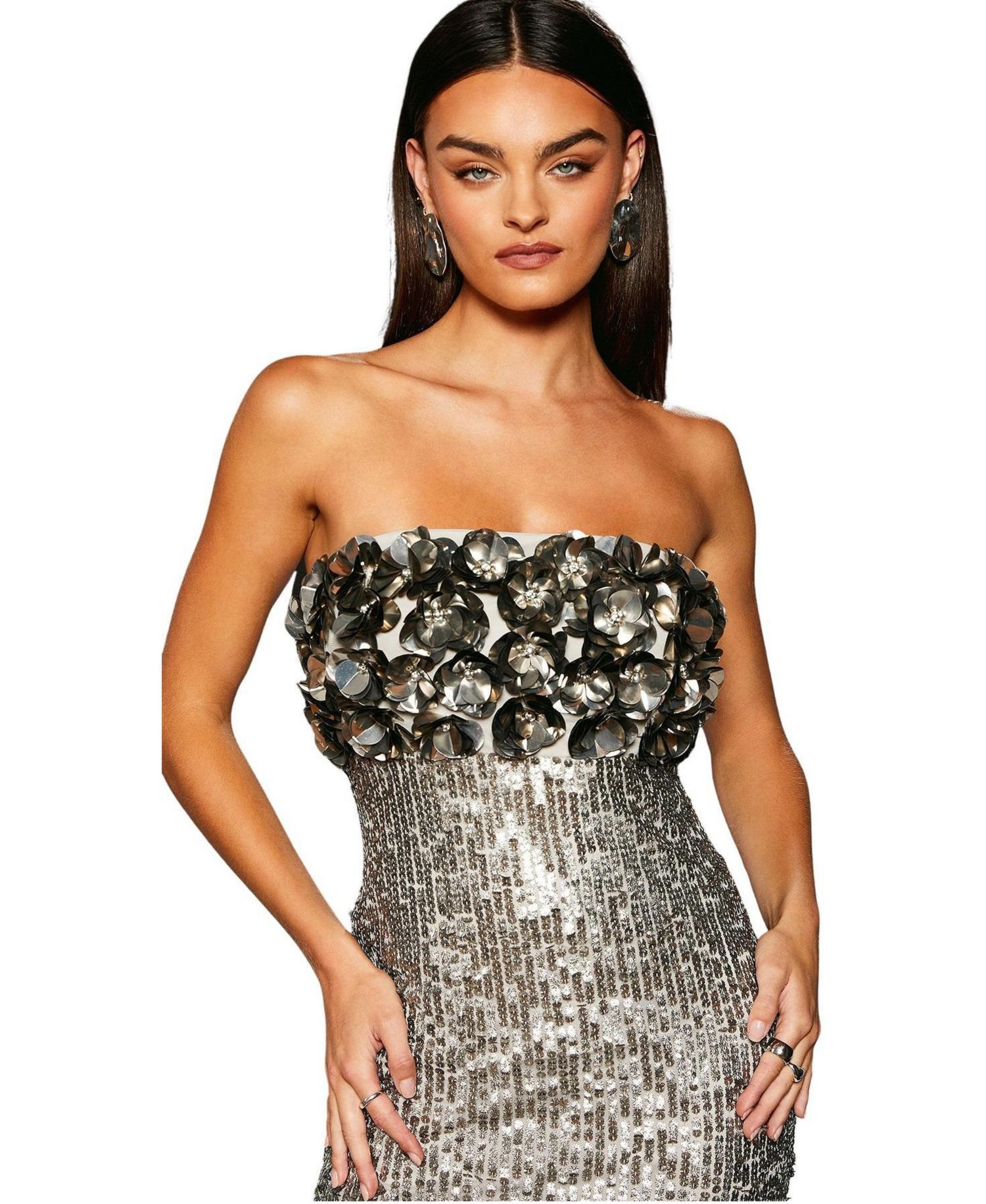 Women's Runway Column Midi Dress