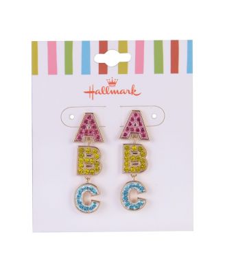 ABC Stone Earrings