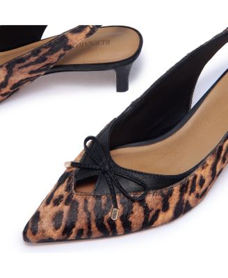 Bernardo Misha Haircalf Kitten Heel Pump