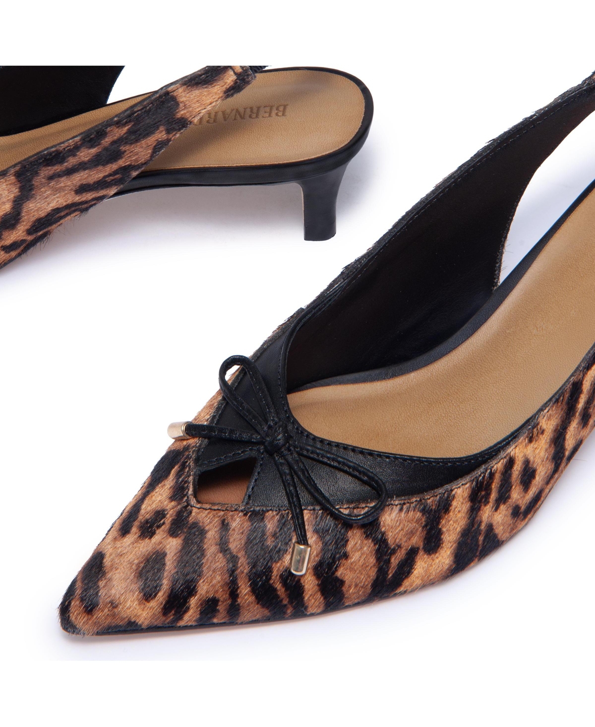 Bernardo Misha Haircalf Kitten Heel Pump