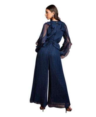 Women's Soft Chiffon Frill Jumpsuit