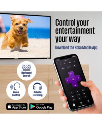 43" Roku Smart TV – 1080p Full HD LED with Wi-Fi, Flat Screen Compatible with Apple HomeKit, Alexa, Google Assistant