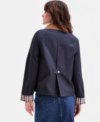 Petite Corduroy-Collar Barn Jacket