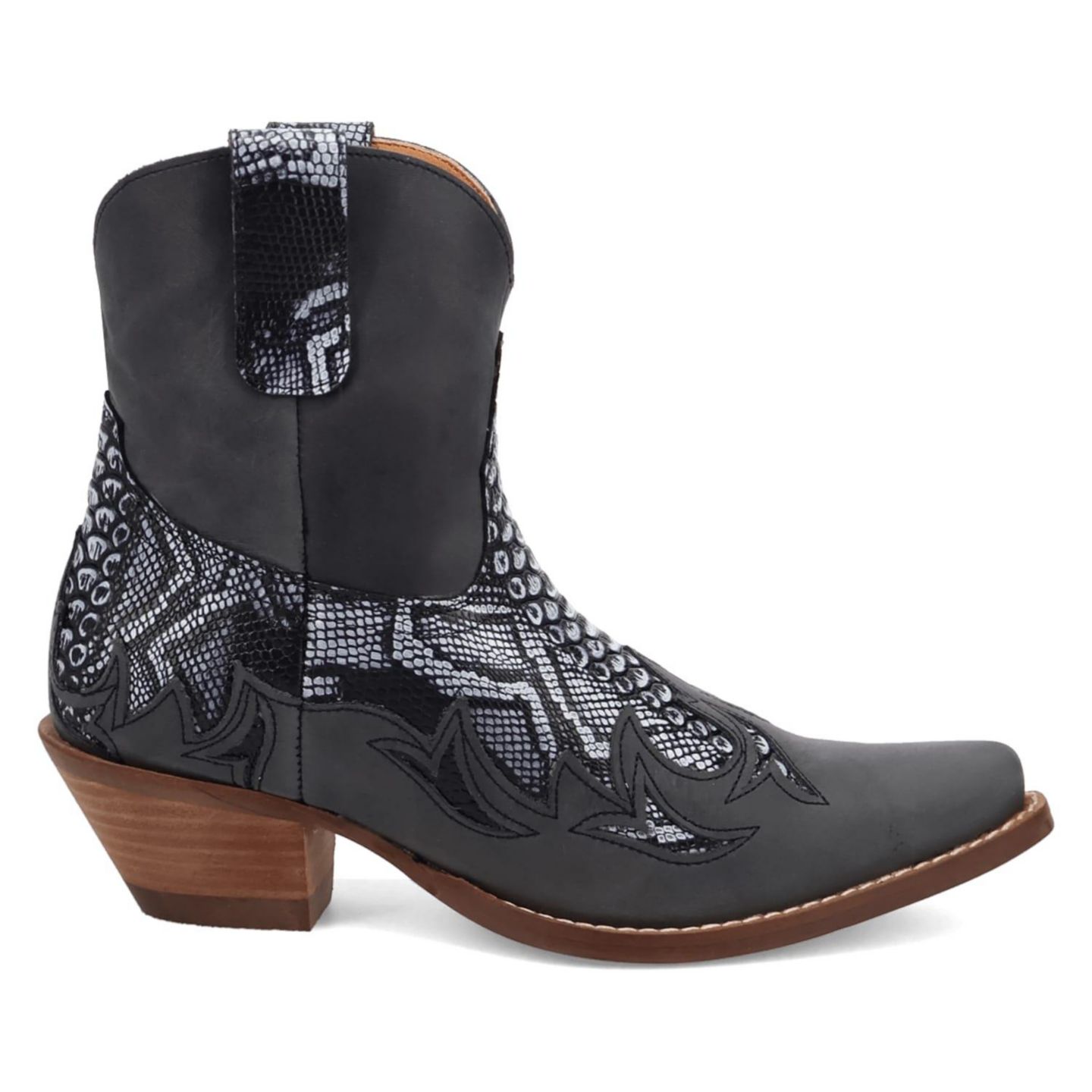 Женские ботинки Dingo Cobra Kiss Leather Bootie, цвет: Чёрный — фото 2
