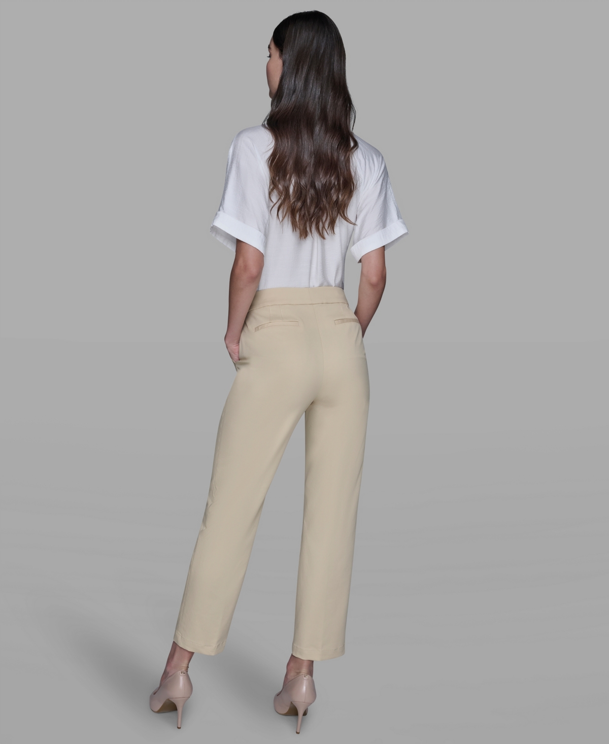 Karl Lagerfeld Paris Women's Straight Ankle Pants