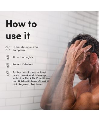 Dandruff Detox Shampoo With Pyrithione Zinc 1%