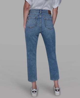 Women's Embellished Mid Rise Ankle Jeans