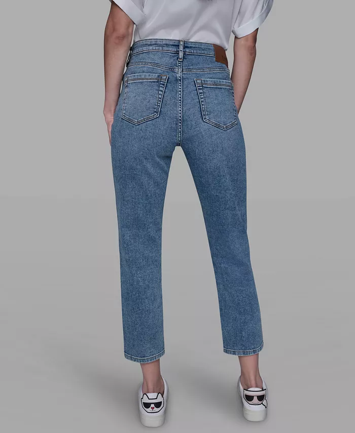 Women's Embellished Mid Rise Ankle Jeans - thumbnail 5