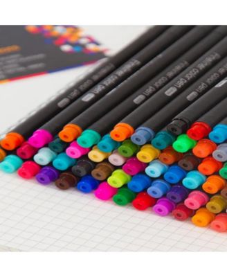 60 Colors Colorful Pens Fine Tip, Fineliners, Fine Point, Journaling Markers for Drawing, Note Taking, No Bleed, Art Projects Supplies