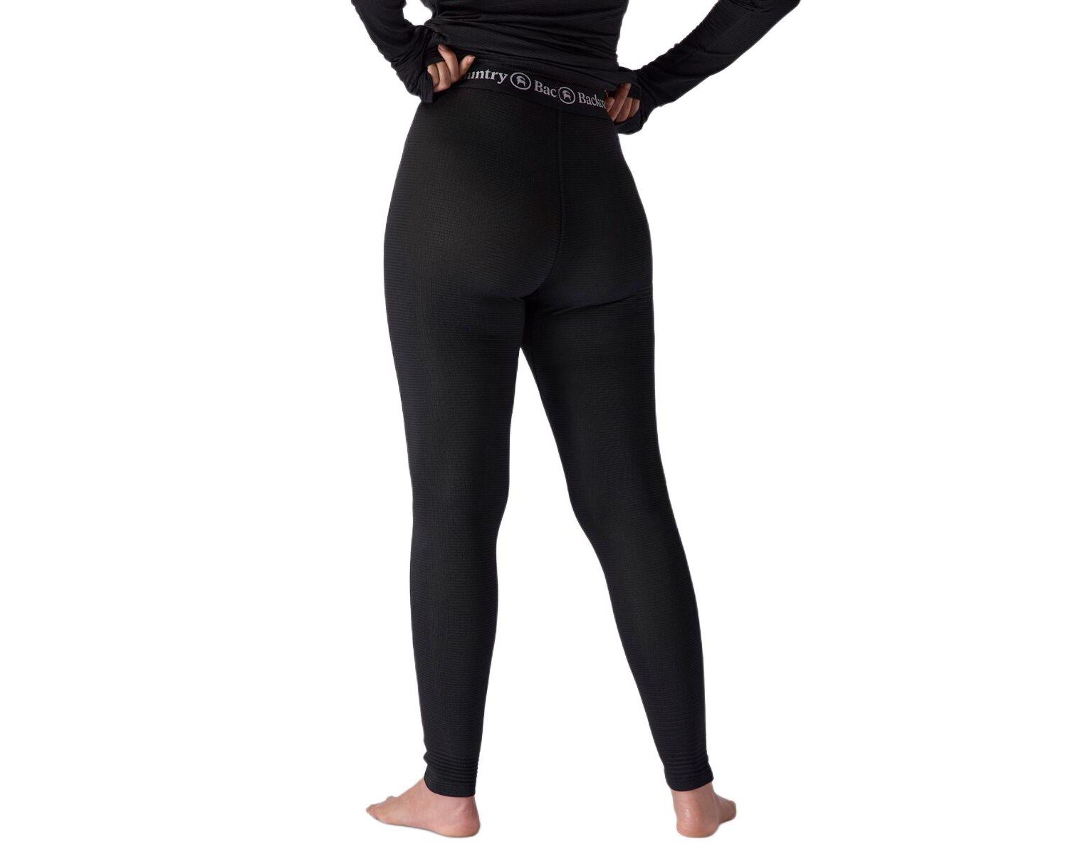 Women's BGA Pines Microgrid Ultra-Lt Baselayer Bottom Lightweight Long Underwear Bottoms