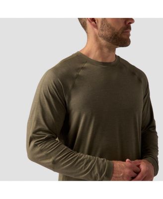 Men's Destination Long-Sleeve Crew Top Performance Shirts Long Sleeve